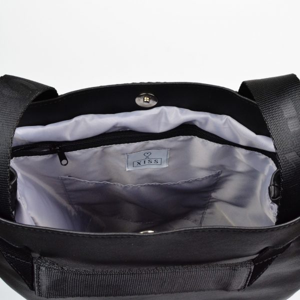Foto - Backpack Black city with inner bag